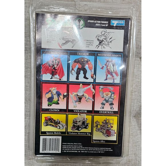 New (Spawn) 1994 Violator Poseable Action Figure w/ Special Edition Comic Book - Picture 2 of 2